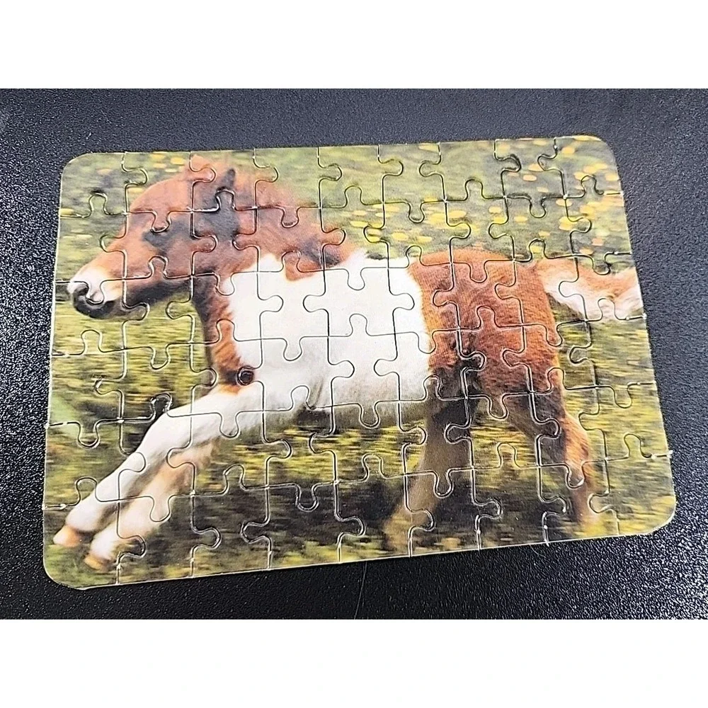 Vintage Mini Puzzle - 1970/1980  FX Schmid‎ Pony Mini Puzzle 54 Piece